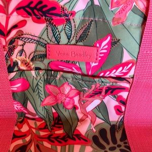 Vera Bradley cooler. Large. Would hold a 12 pack of drinks and then some.